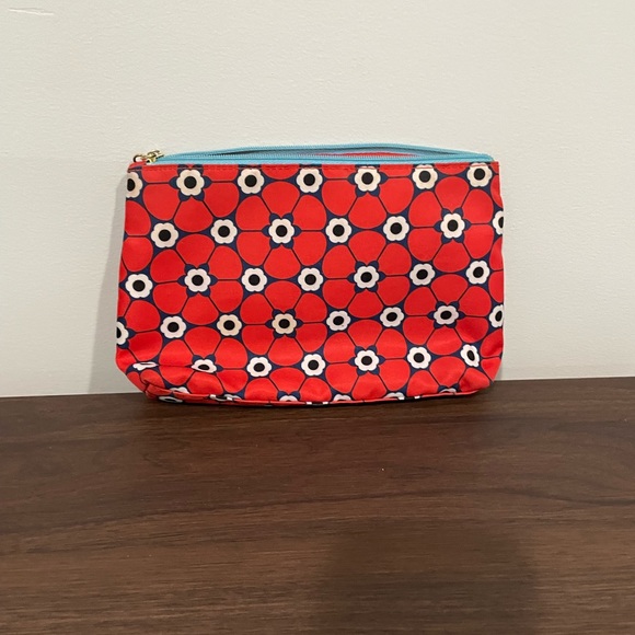 {Estee Lauder} Opening Ceremony Red And Blue Cosmetic Bag, floral - Picture 2 of 4